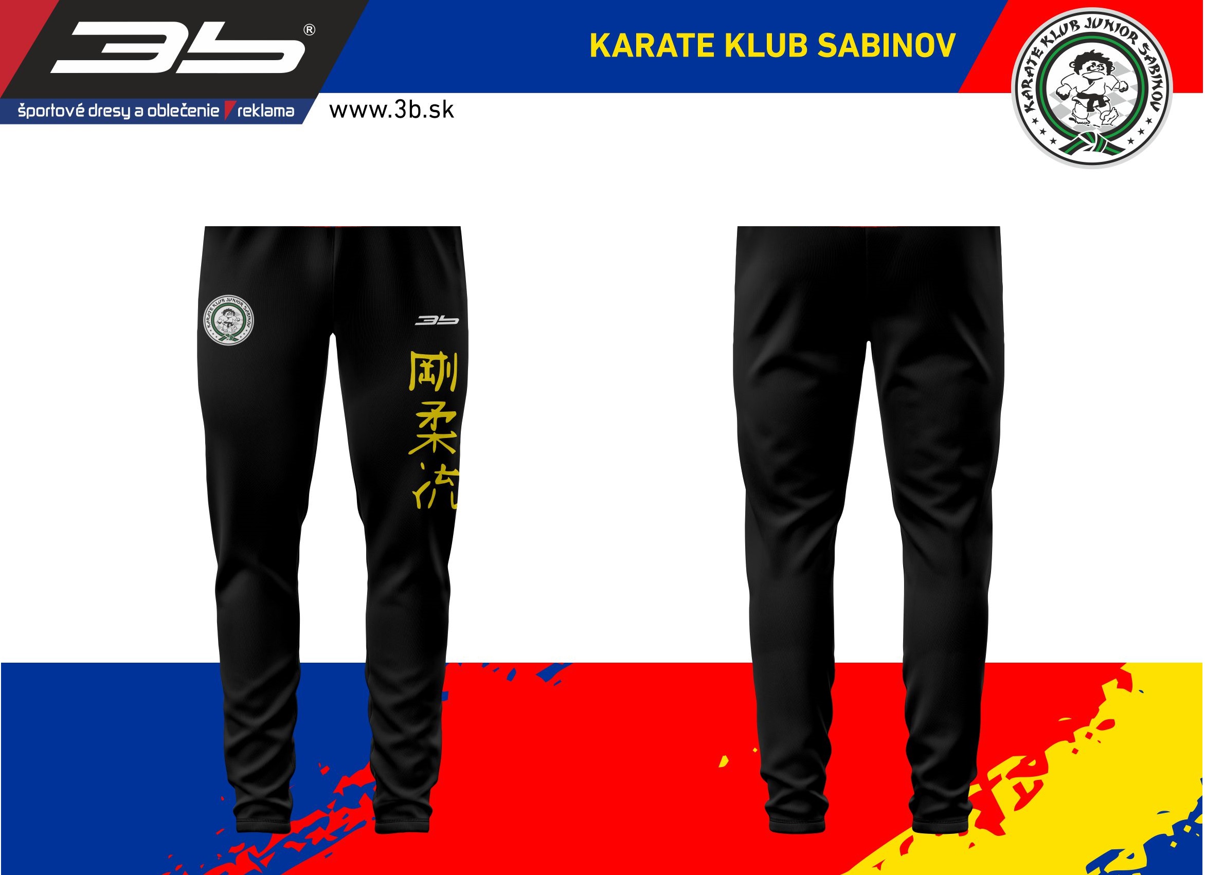 funkčné Tepláky Karate Junior Sabinov